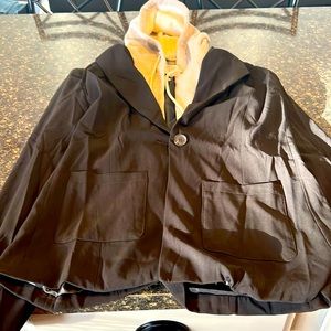 Womens blazer with hood